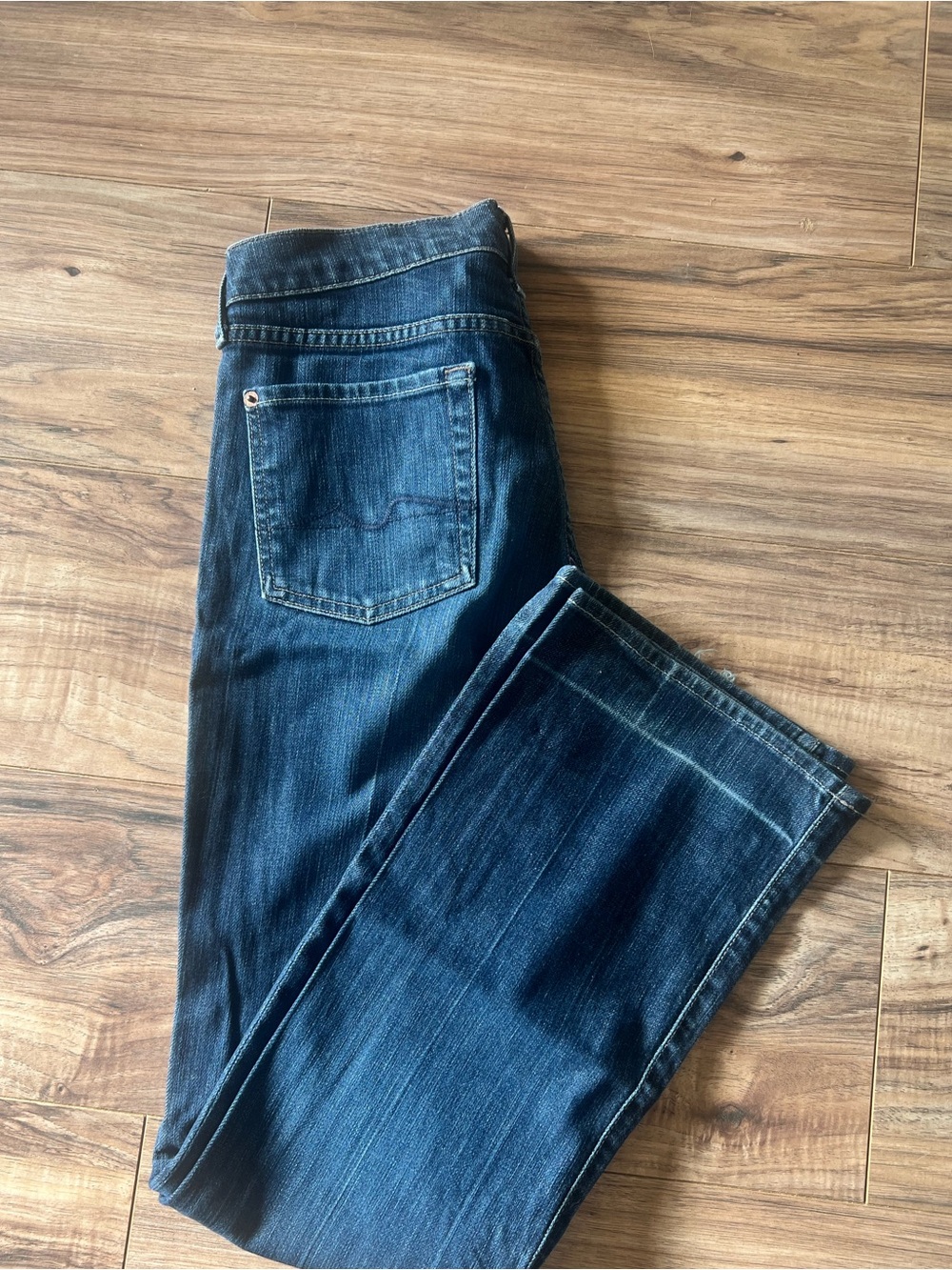 7 For All Mankind Bootcut Jeans Dark Wash Size 28 Inseam 31.5
